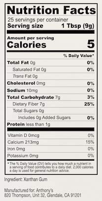 Anthony's Premium Xanthan Gum, 8 Ounce, Made in the USA, Gluten Free, Keto Friendly