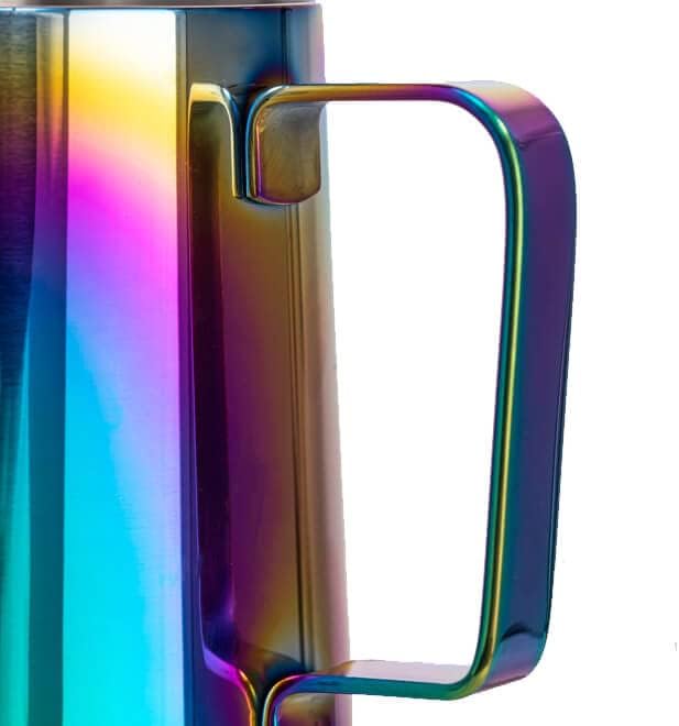 Espresso Accessories Milk Frother Cup - Stainless Steel Steaming Pitcher Coffee Foam Making Latte Art Froth Jug Small Creamer Pitcher Cappuccino 12 Oz Multicolor 350ml