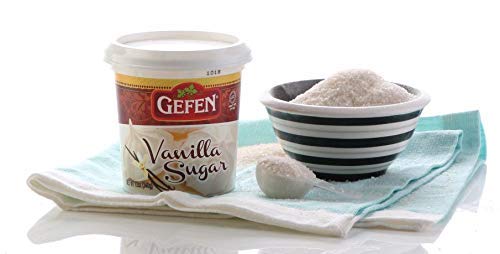 Gefen Vanilla Sugar, 12oz, (2 Pack), Resealable Container, Measuring Scoop Included