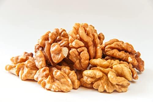 Walnuts - Shelled California - Dry Roasted Himalayan Salted Walnuts - Great Source of Omega 3 and Tons of Other Healthy Nutrients- Super Crunchy - (1 LB) - Farm Fresh Nuts Brand