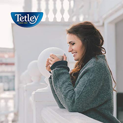 Tetley Natural Green Tea, Lemon Green Tea, 72 Tea Bags, Rainforest Alliance Certified