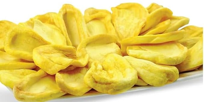 NOKKI FARM Freeze Dried Jackfruit - Healthy & Exotic Tropical Superfood Snacks, No Added Sugar or Preservatives, Kid-Approved, Shelf-Stable & Portable for On-The-Go Snacking - 1.76 Oz (Pack of 3)