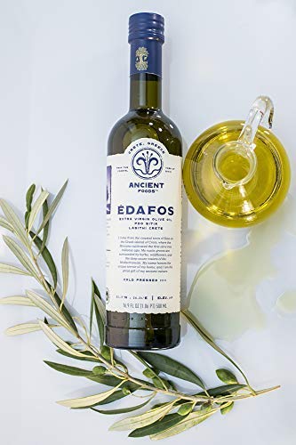 Ancient Foods EDAFOS Greek Extra Virgin Olive Oil ??Fresh, Cold Pressed Olive Oil from Greece (0.5L)