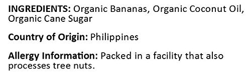 Anna and Sarah Organic Banana Chips 1 Lb Sweetened in Resealable Bag