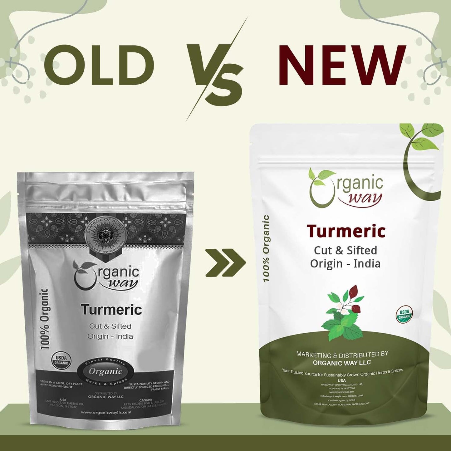 Organic Turmeric Root Cut & Sifted Herbal Tea – USDA Organic, Vegan, Non-GMO & Gluten Free Dried Haldi Root for Tea, Herbal Blends & Cooking – Tested for Heavy Metals (4 oz)
