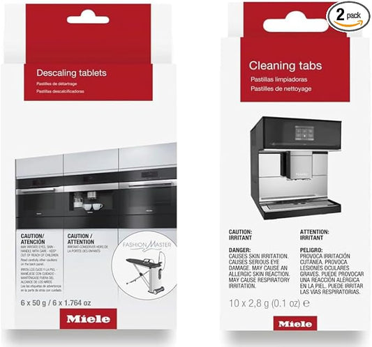 Original Coffee Machine Cleaning Tabletsç«?0pkç«?and Descaling Tabletsç«?pkç«?for Miele CVA Coffee Machines