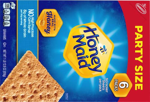 Honey Maid Graham Crackers, Party Size, 28.8 oz Box (Pack of 2)