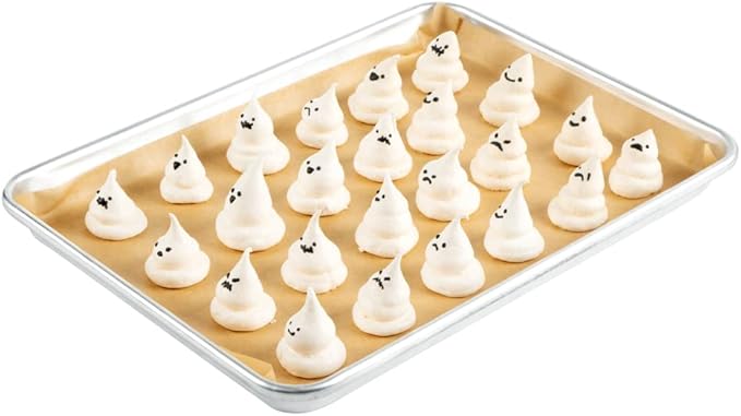 Restaurantware Pastry Tek 9 x 12 Inch Parchment Paper Sheets 200 Greaseproof Baking Sheets For Oven - Pre-Cut Double-Sided Silicone Coating Unbleached Paper Nonstick Baking Sheets Quarter-Size