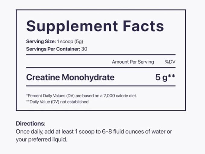 Beam Creatine Monohydrate Powder - Micronized Creatine for Muscle Growth, Strength, Endurance & Recovery - Unflavored, Fast-Dissolving, Workout Supplement for Men & Women, Keto & Vegan - 100 Servings