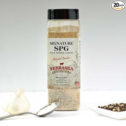 Nebraska Star Beef SPG (Salt Pepper Garlic) - 24oz