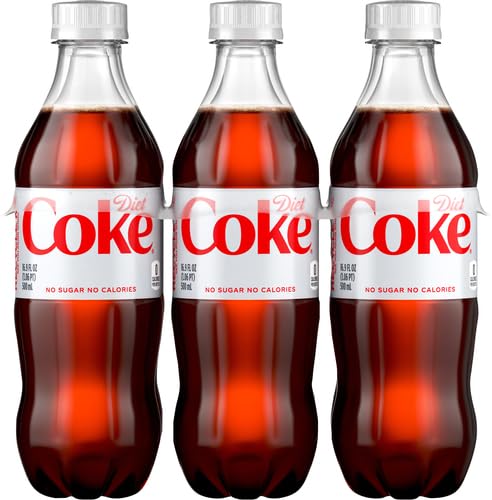 Diet Coke Soda Soft Drink, 16.9 fl oz, 12 Pack