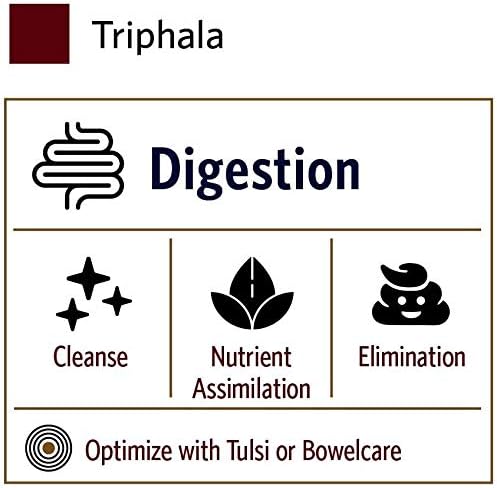 Organic India Triphala - Herbal Supplement with Amla, Bibhitaki, Haritaki, Digestion & Colon Support, Immune System Support, Adaptogen, Vegan, USDA Certified Organic - 1 lb Bag