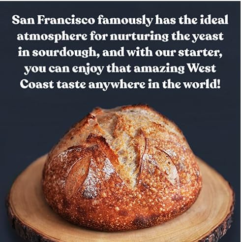Cultures for Health San Francisco Sourdough Starter, Pack of 8 | Heirloom Style Dehydrated Culture for Baking Sourdough Bread, Pancakes, Biscuits, Pretzels, & More | Non-GMO Prebiotic Artisan Bread