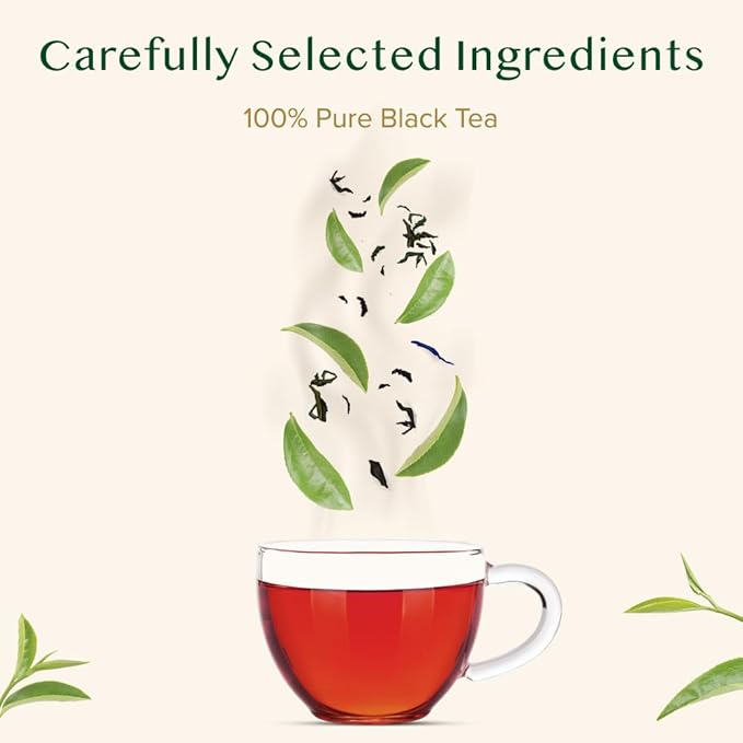 VAHDAM, Fresh Harvest Assam Tea Leaves with Golden Tips, 3.53oz (50 Cups) Strong, Malty & Rich - Exotic Assam Tea Loose Leaf | Pure Assam Black Tea | English Breakfast Tea