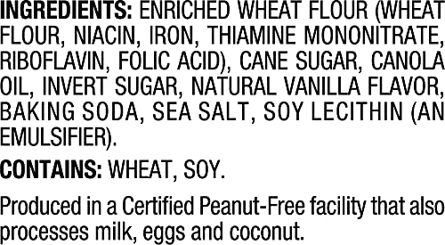 Mi-Del Vanilla Snaps Cookies - Crunchy Vanilla Cookies - Non-GMO Certified, 0g Trans Fat, Healthy Cookies (Pack of 8)