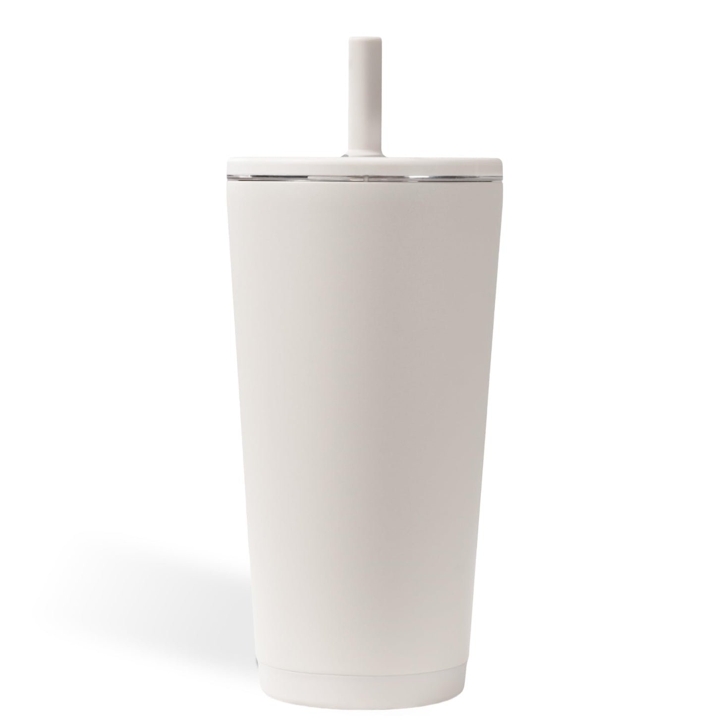 HydroJug Everyday Tumbler 20 oz, Ceramic-Lined Straw Cup, Linen