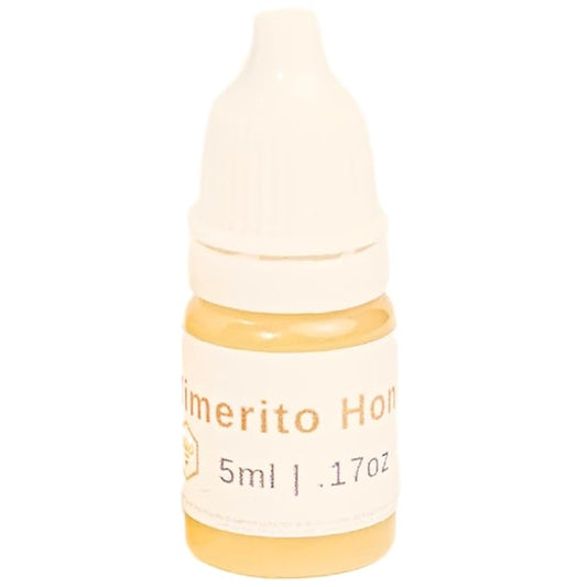 Jimerito Honey Drops - 5 ML - Miel Melipona - Gotas de Miel Chumelito Miel Virgen - Stingless Bee Honey from Yucatan Peninsula - Pure and Unprocessed