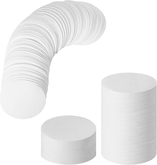 Replacement Paper Filter Packs Laicky 800 Count White Coffee Filter Paper Round Coffee Maker Filters Compatible with Aerobie Aeropress Coffee and Espresso Makers Disposable Coffee Tea Filters