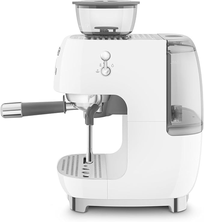 Smeg Semi-Automatic Espresso Machine (White)