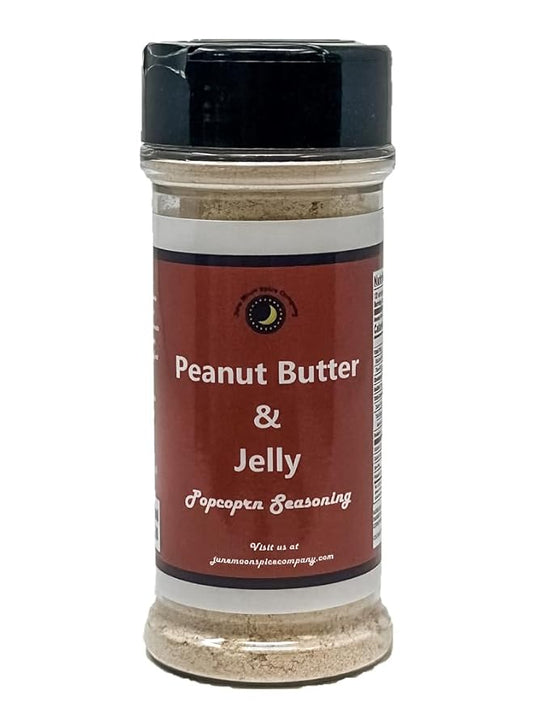Peanut Butter & Jelly Popcorn Seasoning | Large shaker | Crafted in Small Batches | Premium | Peanut Butter & Jelly Popcorn Spice Mix ??A Fun and Flavorful Snack Treat!