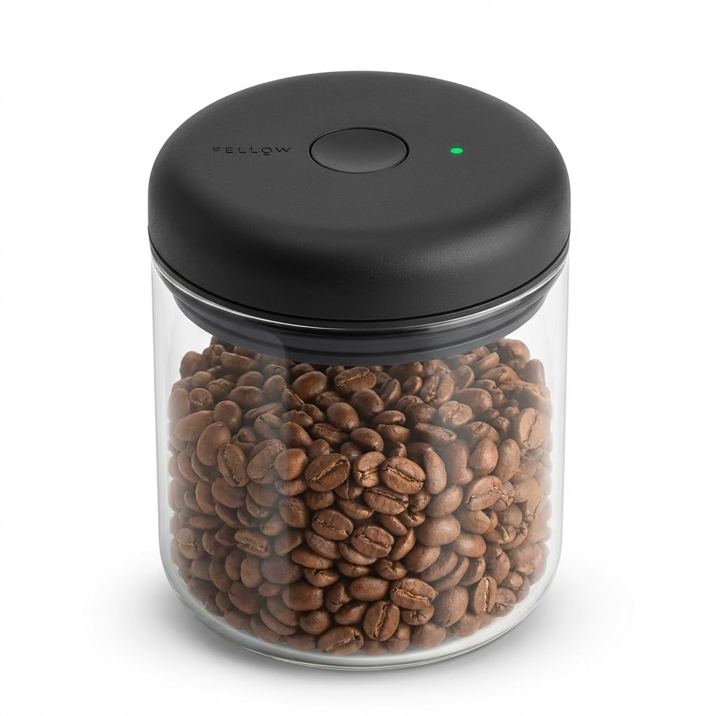 Fellow Atmos Electric Vacuum Canister & Storage Container - Airtight Coffee & Food Storage