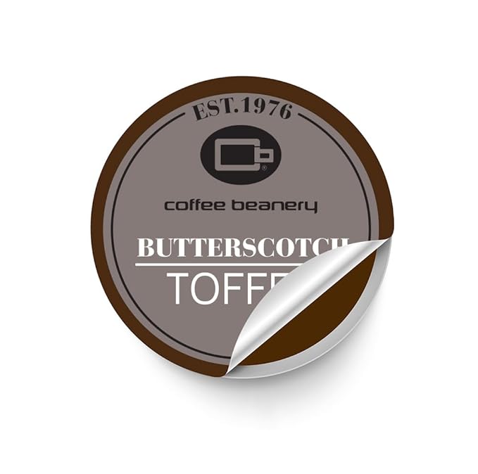 Butterscotch Toffee Coffee Pods by Coffee Beanery | 192ct Bulk Flavored Coffee Pods Medium Roast Coffee