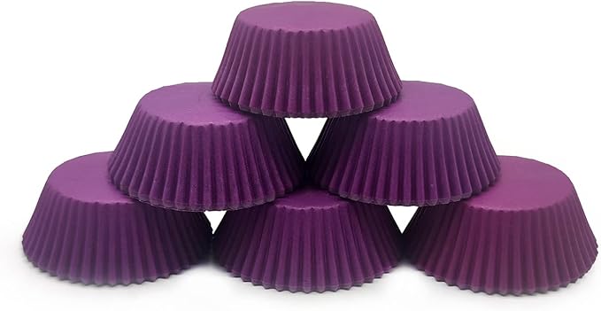 Standard Baking Cups, Classic Purple Greaseproof Festive Cupcake Liners, 150-Count