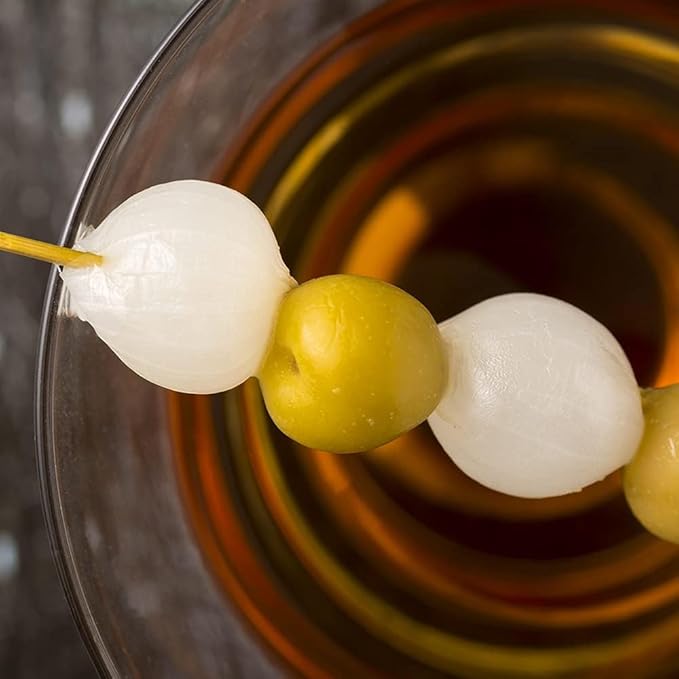 Sanniti Spanish Cocktail Onions Silver Skin, 32 oz
