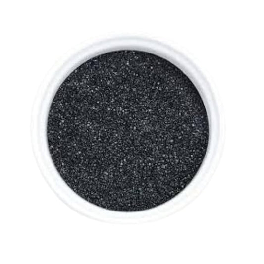 Jellybeans Food Sanding Sugar - Sparkly Sugar Crystals - Sanding Sugar For Cake & Cookies - Special Sanding Sugar - Grains Decorative Sanding Sugar (Black, 1 LB)