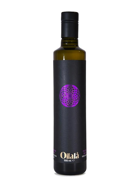 Oilala Extra Virgin Olive Oil, Robust Flavor, 2022 Gold Medal NYIOOC! filtered,Italian Family Farm