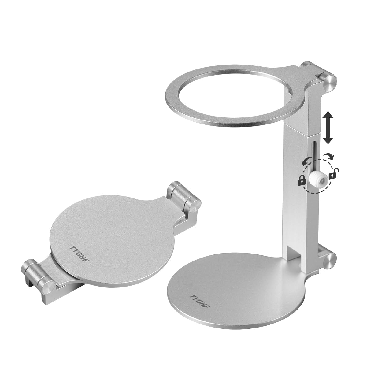 Pour Over Coffee Stand, Adjustable Foldable Dripper Holder for Coffee Maker