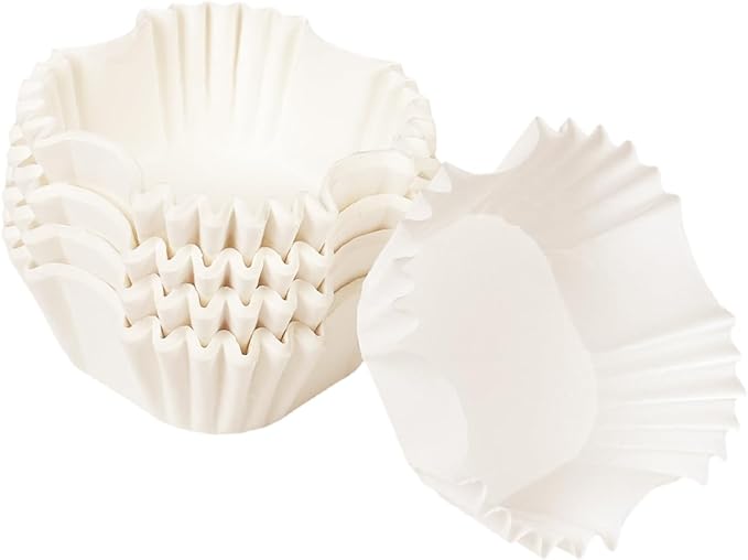 qiqee 500pcs White Square Cupcake Liners Muffin Linner No Smell, Food Grade Baking Cups竊늆tandard Sizeç«?,<div>