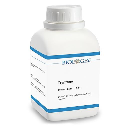 Tryptone Powder, pH 6.0-7.0, FMB Grade, Casein Tryptone for Laboratory Bacterial Culture, 500g/Bottle(1.1 lb.)