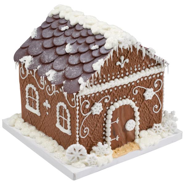 White Snowflake Assortment Edible Sugar Cake Toppers, 24 Count