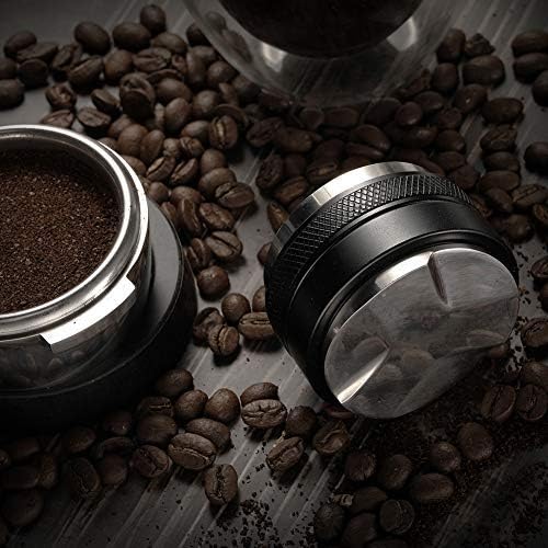 58mm Coffee Distributor and Tamper, Dual Head Coffee Leveler Fits for Portafilter, Increased Adjustable Depth- Professional Espresso Hand Tampers