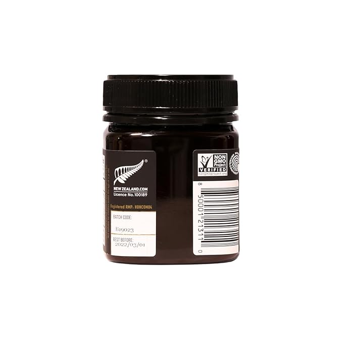 Taylor Pass Honey Co Manuka Honey UMF 5+ MGO 83+ | Monofloral New Zealand Honey | Sustainable, Non-GMO, Halal, UMF Certified | BPA-Free Jar | 8.83 oz