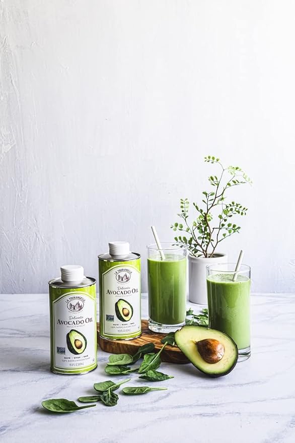 La Tourangelle, Avocado Oil, Handcrafted from Premium Avocados, Great for Cooking, as Butter Substitute, and for Skin and Hair, 8.45 fl oz