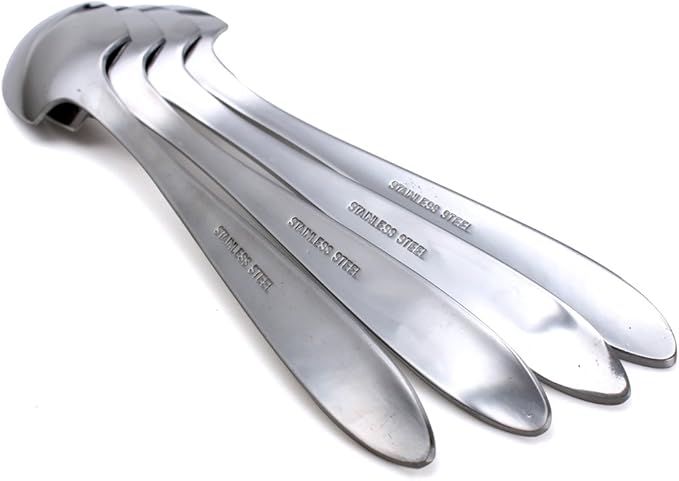 Grapefruit Spoons, Stainless Steel, 6-2/5-Inch, Set of 4 (Clover)