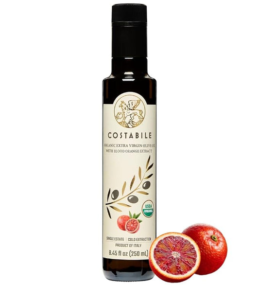 Blood Orange Olive Oil Organic - Ideal for Baking and Flavorful Dressings. Natural Blood Orange