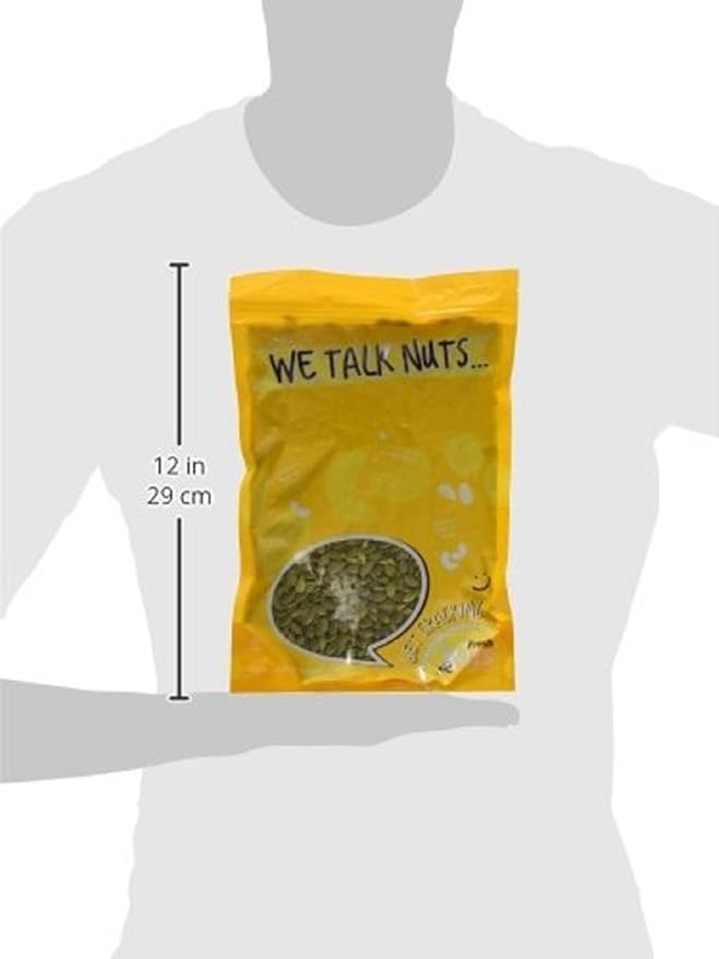 Dry Roasted Pepitas/Pumpkin Seeds with Himalayan Salt (1 Lb.) - Roasted to Perfection in Small Batches for Added Freshness - Vegan & Keto Friendly - Farm Fresh Nuts Brand