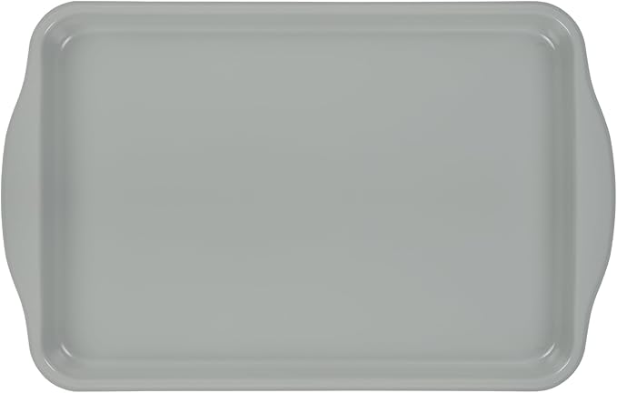 13-Inch Baking Sheet Pan Non-Stick Carbon Steel Rimmed Naturally Slick Ceramic Coating Cookie Sheet Pan for Oven Roasting Meat Bread Battenberg Pastries 15.1" x 9.6"