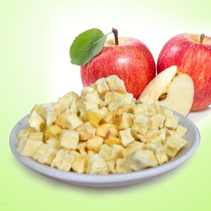 Dried Apple 250g Apple Diced Apple Granules no Sugar Added Sweet and Sour Taste, Fruit Tea Baking Decoration Materials