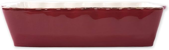 Vietri Italian Bakers Red Large Rectangular Baker