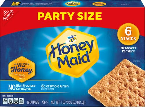 Honey Maid Graham Crackers, Party Size, 28.8 oz Box (Pack of 2)