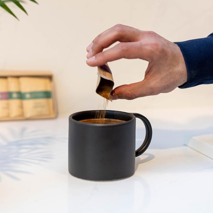 London Nootropics - Mojo - Adaptogenic Mushroom Coffee with Cordyceps & Siberian Ginseng - 12 Sachets