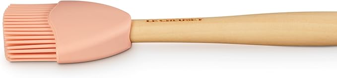 Le Creuset Silicone Craft Series Basting Brush, 11 3/8" x 2 1/8", Peche