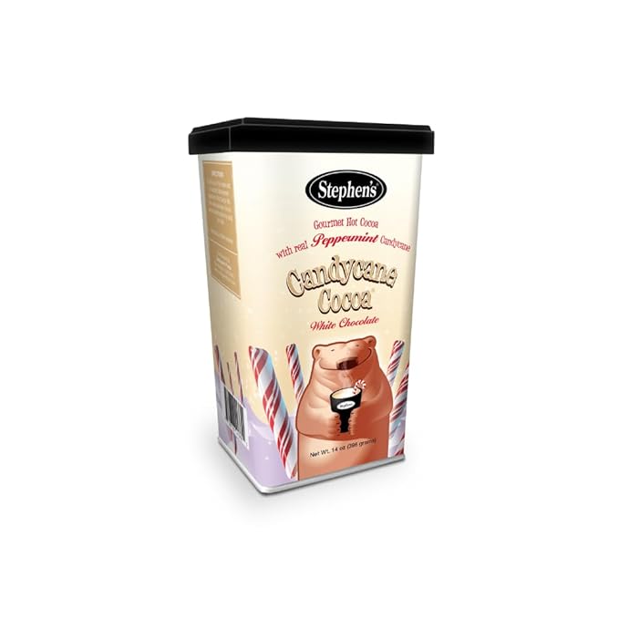 Stephen's Gourmet Hot Cocoa, Candycane Cocoa White, 14 OZ (Pack of 3)