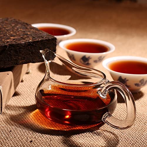 Yunnan Pu'er Tea Brick - Fermented Black Tea Since 2009, Organic Pu-erh 500g Package With Bamboo Leaves, Traditional Method
