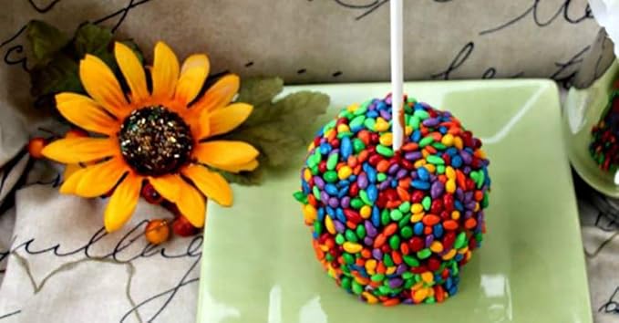 Chocolate Covered Sunflower Seeds Multicolored Candy Coated Treats - Rainbow Party Favors - Sweet and Crunchy Topping - Pack of 3
