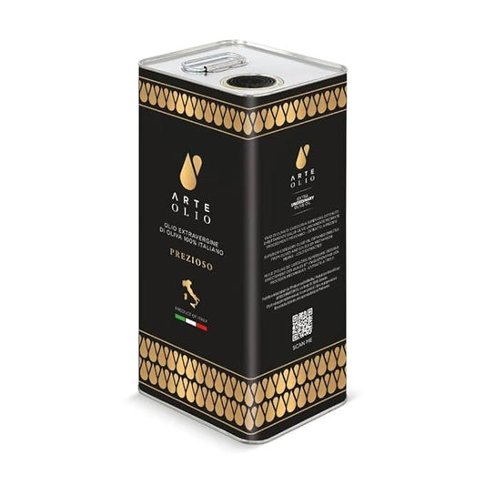 ArteOlio Prezioso Olive Oil: 100% Extra virgin cold pressed olive oil directly from Italy made in